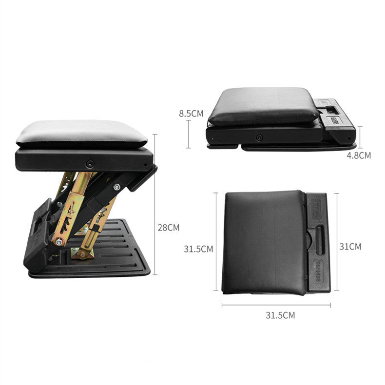 Adjustable Car Footrest for Long Rides & Work Travel